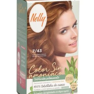 Tinte Nelly 7/43 Rubio Cobrizo Dorado Vegetal