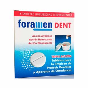Foramen Dent Tabletas Acción Antiplaca 16u