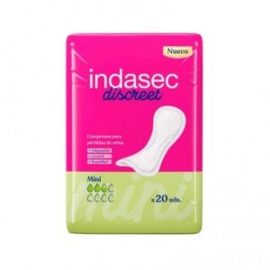 Indasec Discreet Compresas Mini Pérdidas 20u