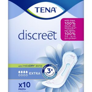 Tena Discreet Compresas Extra Absorbente 10u