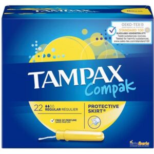 Tampax Compak Tampón Regular 22u