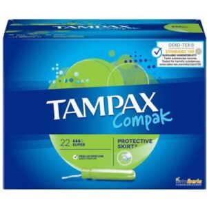 Tampax Compak Tampón Súper 22u