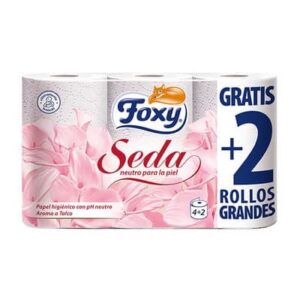Foxy seda papel WC 6 rollos