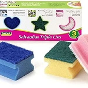 Sayma Estropajo Salva Uñas 3u