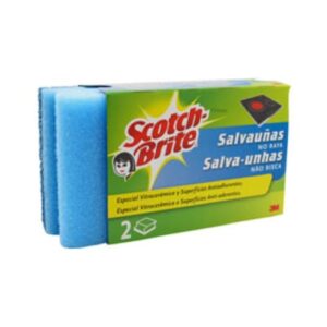 Scotch Brite Estropajo Salva Uñas No Raya 2u