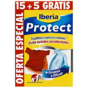 Iberia Protect Toallitas Atrapa Colores 15u + 5u gratis