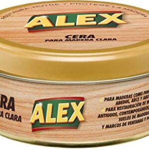 Alex Cera Sólida Para Madera Clara 250g