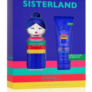 Benetton Sisterland Blue Neroli 80ml + Body Lotion 75ml Estuche