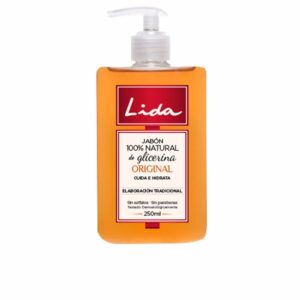 Lida Jabón de Manos 100% Natural de Glicerina con recambio GRATIS