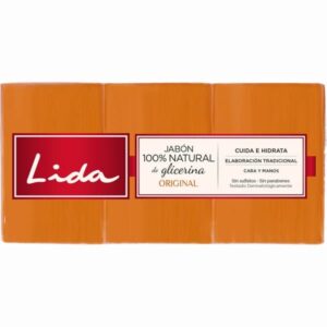 Lida Jabón Pastilla 100% Natural de Glicerina