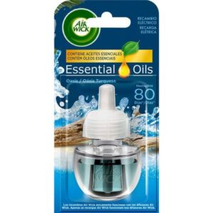 Air Wick Freshmatic Essential Oils Oasis Turquesa Recambio Electrico