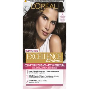 L'Oréal Tinte Permanente Crème 3 Castaño Oscuro