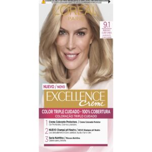 L'Oréal Tinte Permanente Crème 9.1 Rubio Muy Claro Ceniza