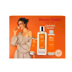 Álvarez Gómez Estuche Zafiro 150ml + 30ml + Body Milk 200ml